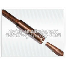 Rigid design taper thread coupler for construction